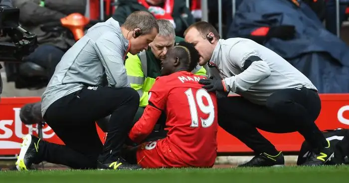 Sadio Mane: Came off injured in the derby win
