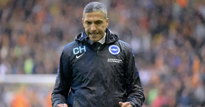 Brighton boss Chris Hughton discusses links to Ireland hotseat
