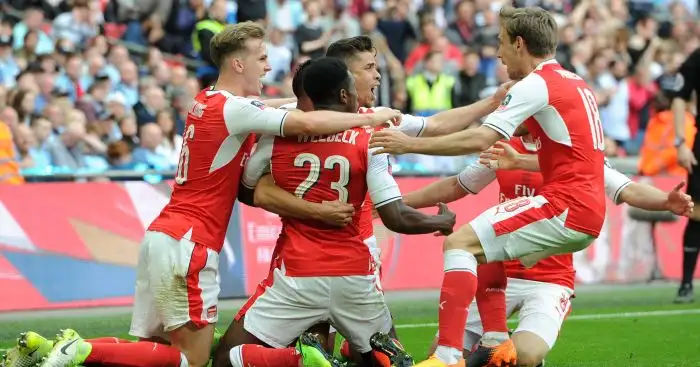 Arsenal: Battled to victory over Man City