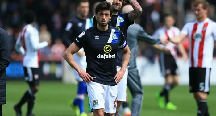 Blackburn captain one of six players to be released by relegated Rovers