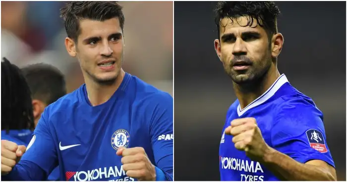 Alvaro Morata’s Chelsea stats compared to Diego Costa’s