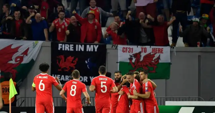Lawrence hits first international goal as Wales secure win