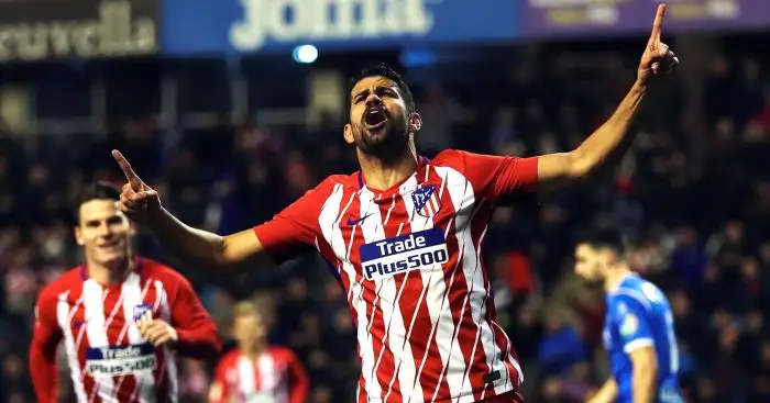 Diego Costa makes scoring return for Atletico Madrid