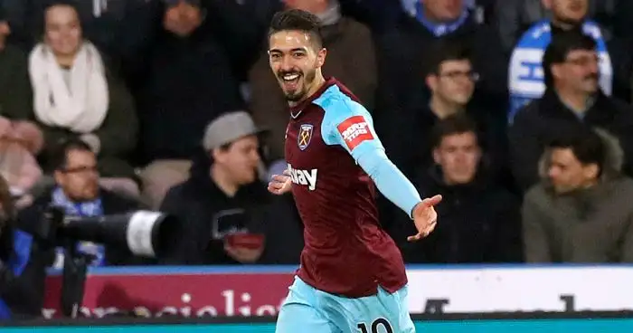 Lanzini bags brace as West Ham cruise at Huddersfield