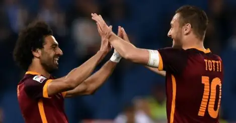 Totti admits Salah shock as he speaks of Klopp, Liverpool respect