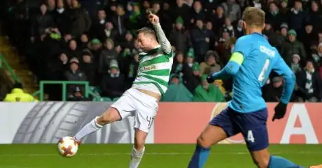 McGregor’s strike gives Celtic narrow first-leg lead over Zenit
