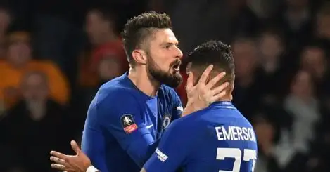 Giroud scores his first Chelsea goal in comfy FA Cup win over Hull