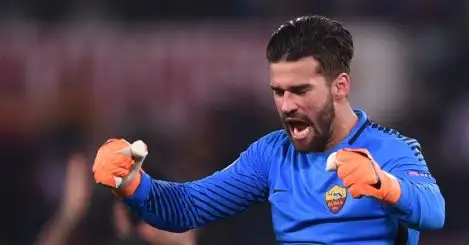 Liverpool make Alisson breakthrough as huge fee is agreed