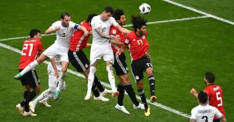 Salah misses out as Uruguay strike late to sink Egypt