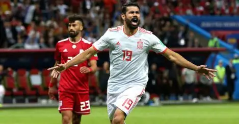 Diego Costa strike secures three points for lucky Spain against Iran