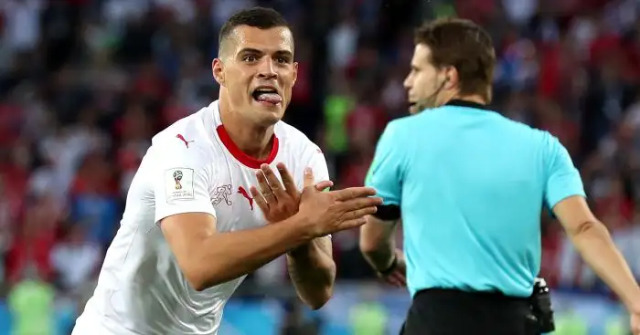 Arsenal, Stoke stars facing FIFA rap over Swiss celebrations