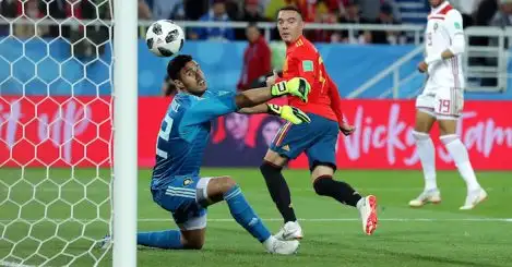 Late Aspas goal helps Spain secure top with draw against Morocco