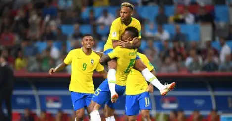 Paulinho and Silva goals see Brazil defeat Serbia to top Group E