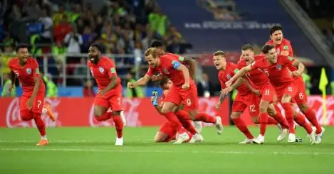 England into quarter-finals with shootout win over dirty Colombia