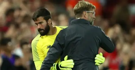 Klopp caught in two minds but makes Alisson guarantee for Liverpool