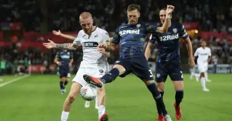 Leeds come from behind twice to draw at Swansea and stay unbeaten
