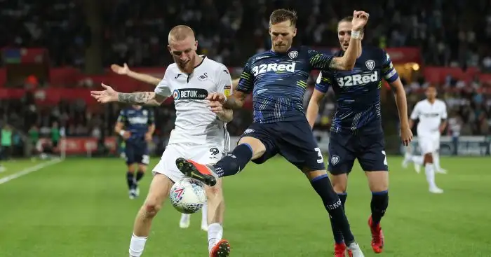 Leeds come from behind twice to draw at Swansea and stay unbeaten