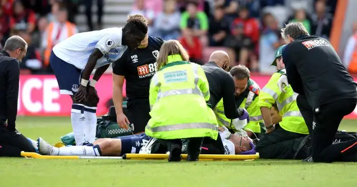 Everton star ruled out for at least four weeks with fractured skull