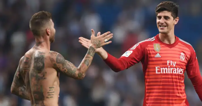 Thibaut Courtois takes a swipe at his former Chelsea team-mates