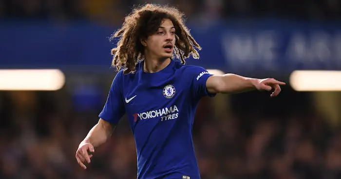 LONDON, ENGLAND - FEBRUARY 16: Ethan Ampadu of Chelsea in action during The Emirates FA Cup Fifth Round match between Chelsea and Hull City at Stamford Bridge on February 16, 2018 in London, England. (Photo by Mike Hewitt/Getty Images)