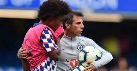 Zola sets greedy target as Chelsea coach makes a promise to Liverpool