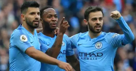 Sterling, Aguero score as champions claim routine victory