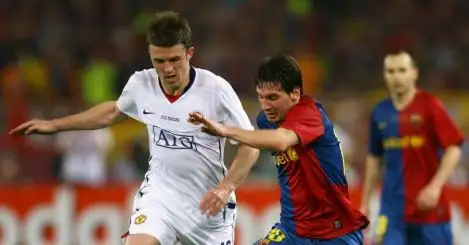 Carrick makes shock revelation about Man Utd’s 2009 CL final loss