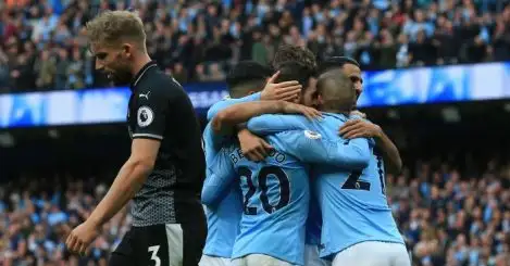 Man City thrash Burnley to extend lead at top of PL table