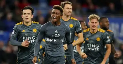Emotional Leicester honour Vichai with narrow win at Cardiff