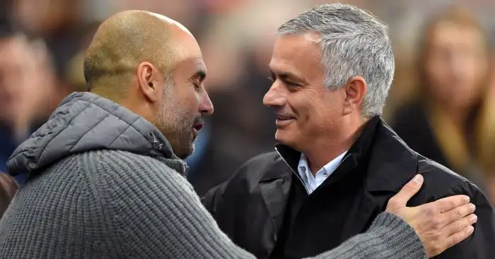 Pep Guardiola; Jose Mourinho TEAMtalk