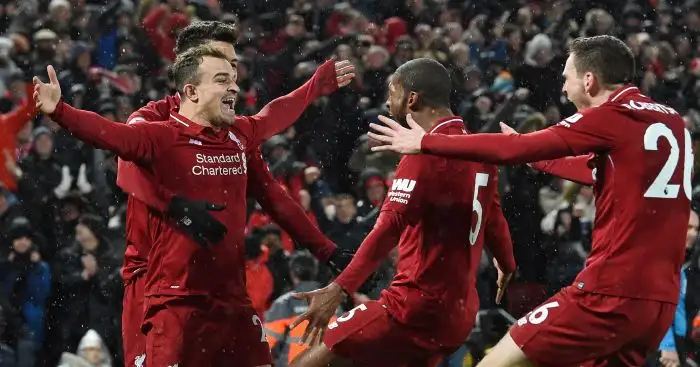 Super sub Shaqiri bags brace to deliver Liverpool win over Man Utd