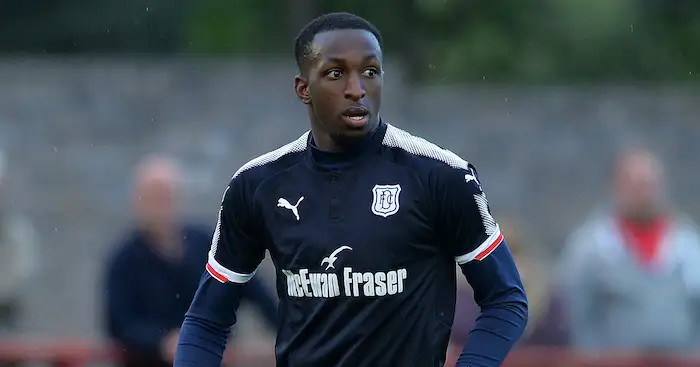 BRECHIN, SCOTLAND - JULY 11: Glen Kamara of Dundee in action during the pre season friendly between Brechin City and Dundee at Glebe Park on July 11, 2017 in Brechin, Scotland. (Photo by Mark Runnacles/Getty Images)