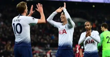 Tottenham move up to 2nd after trouncing Bournemouth