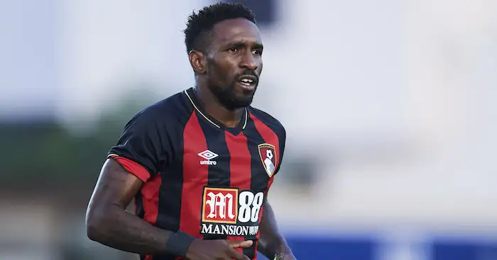 MURCIA, SPAIN - JULY 14: Jermain Defoe of AFC Bournemouth reacts during Pre- Season friendly Match between Sevilla FC and AFC Bournemouth at La Manga Club on July 14, 2018 in Murcia, Spain. (Photo by Aitor Alcalde/Getty Images)