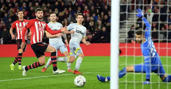 Derby victim of VAR controversy, but fight back to sink Southampton on pens