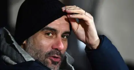 Pep Guardiola happy to escape injuries at frosty Burton