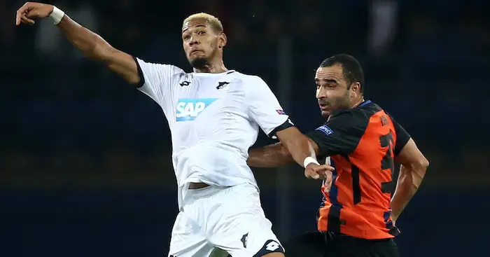 during the Group F match of the UEFA Champions League between FC Shakhtar Donetsk and TSG 1899 Hoffenheim at Donbass Arena on September 19, 2018 in Donetsk, Ukraine.