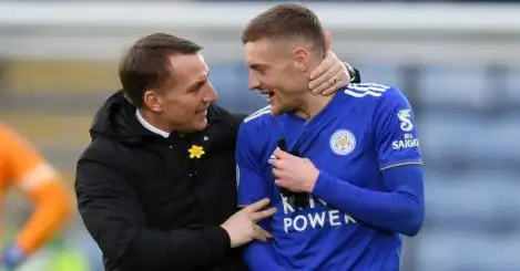 Rodgers hails Vardy as “world class” after striker nets brace in Leicester win over Fulham
