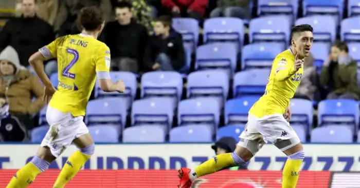 Leeds hit Championship summit after cruise at Reading