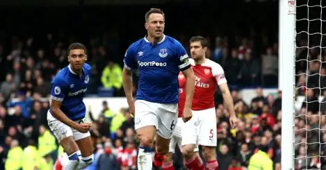 Jagielka the unlikely hero as Arsenal fall to damaging defeat at Everton