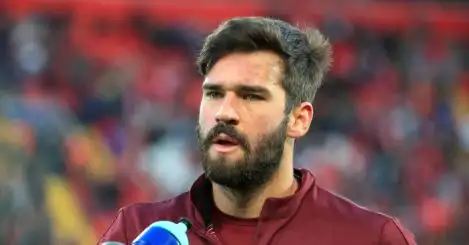 Alisson hints Liverpool boss Klopp could have made transfer mistake
