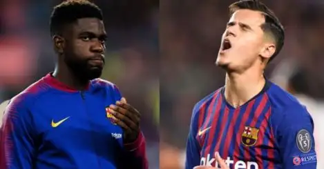 Man Utd, Arsenal boosted as €190m Barcelona duo among nine set for exit