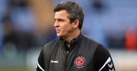Fleetwood announce Joey Barton departure with briefest of statements