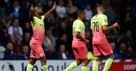 Sterling on target as holders Man City cruise to win over Preston