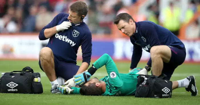 Hammer blow for Fabianski as goalkeeper’s absence is revealed