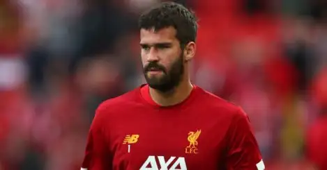 Extra sessions for Alisson as hopes grow keeper will face Man Utd