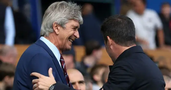 Pellegrini proud of West Ham performance despite Everton defeat