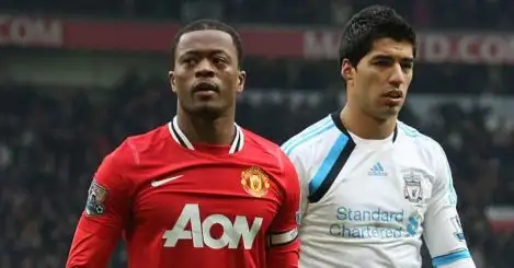 Evra reveals he received letter of apology from Liverpool over Suarez row