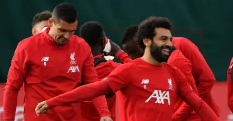 Klopp gives fitness update on Salah but key Liverpool duo ruled out of Genk clash