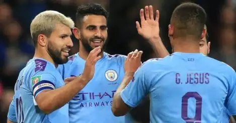 Aguero at the double as Man City move into next round of Carabao Cup